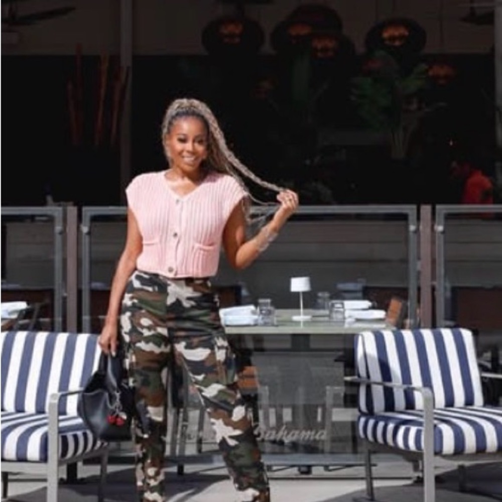 Camo Print Cargo Joggers